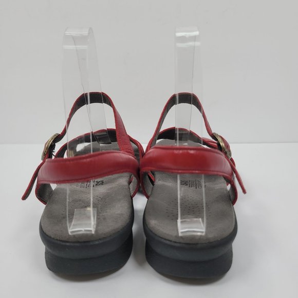 SAS Tripad Comfort Women's Red Leather Strap Sandals US Size 8.5 - Picture 4 of 8
